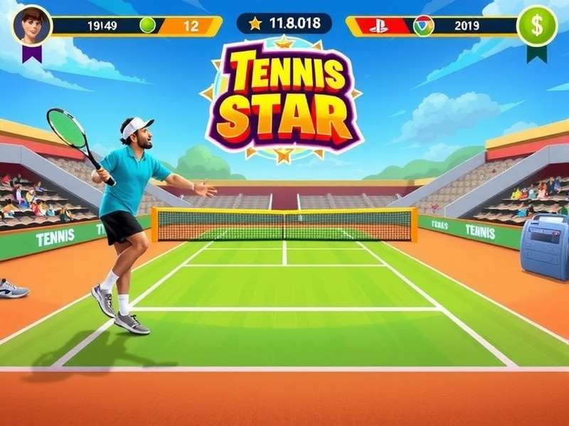 Tennis Clash Star Gameplay in India